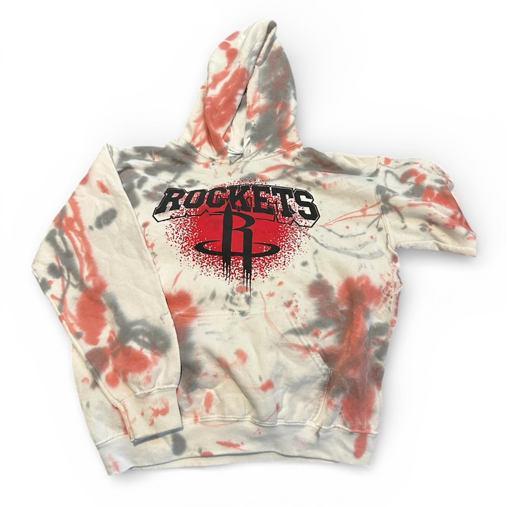 Houston Rockets NBA Tie-Dye Hoodie Basketball